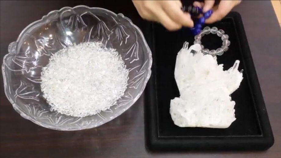 水晶チップとクラスターの浄化方法